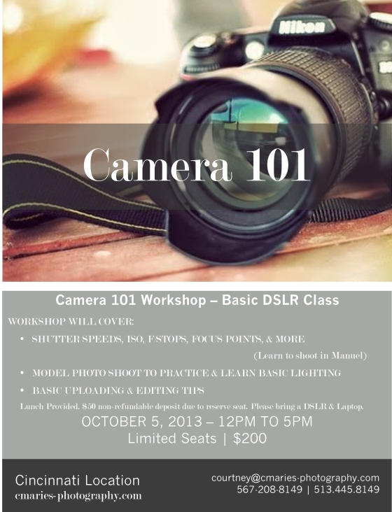 Camera Skills Workshop - Cincinnati Camera Class